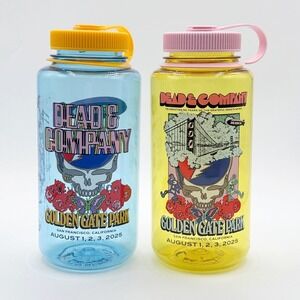 Dead & Company Golden Gate Park Nalgene (2) Bottles GD60 San Fran Rare Set NEW